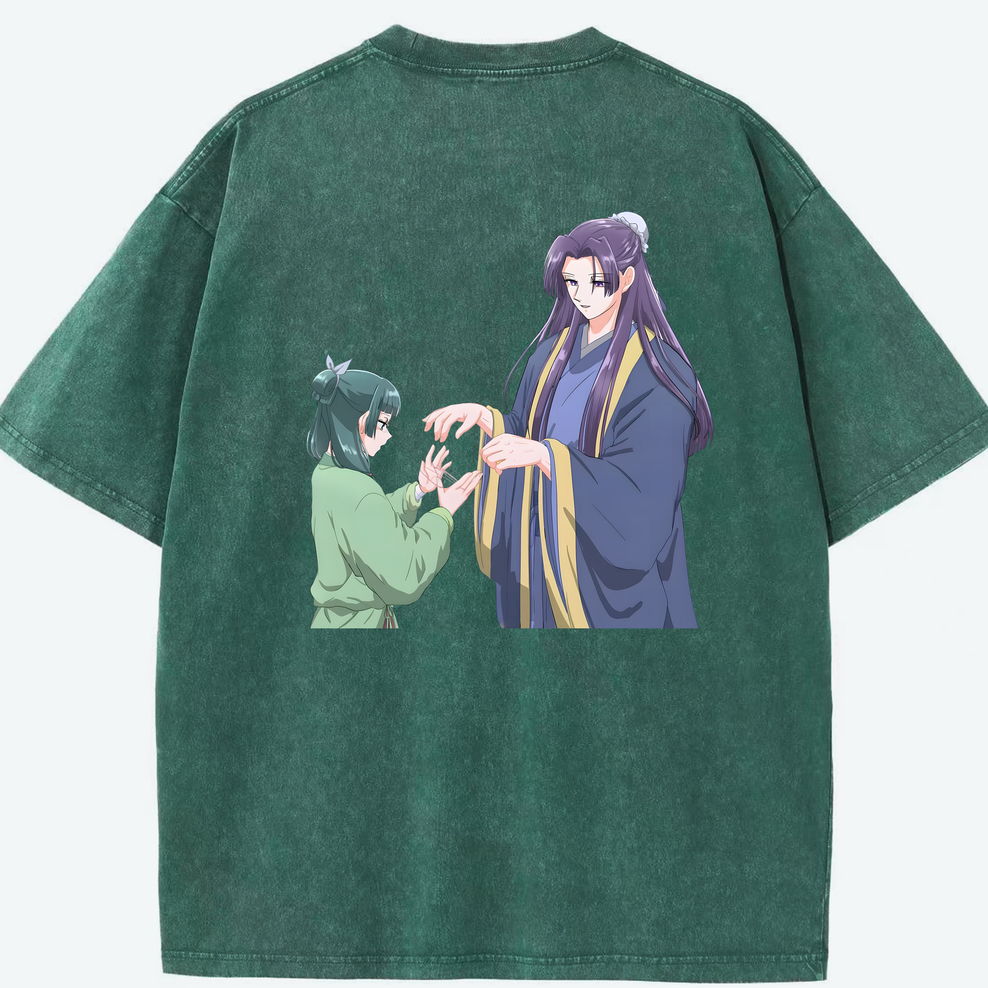 （画像用） 薬屋のひとりごと The Apothecary Diaries 綿100% ヴィンテージ風 半袖Tシャツ（背面プリント）